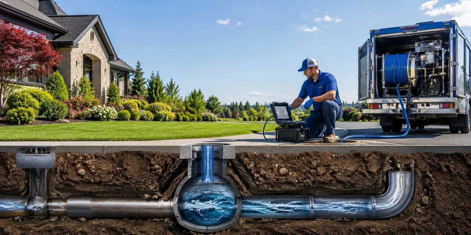 Drainage restoration information for Ansted, WV